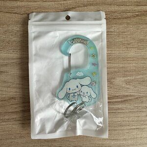 Sanrio Acrylic Frame Keychain Cinnamoroll 5.6 x 0.4 x 8.4cm 590231 SANRIO